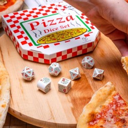 Pizza Dice Set: Pepperoni (7)
