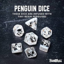 FanRoll Dice Set Penguin (7)