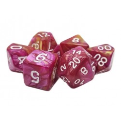 Vorpal Dice Set Rose Red &...