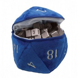 UP D20 Plush Dice Bag Blue